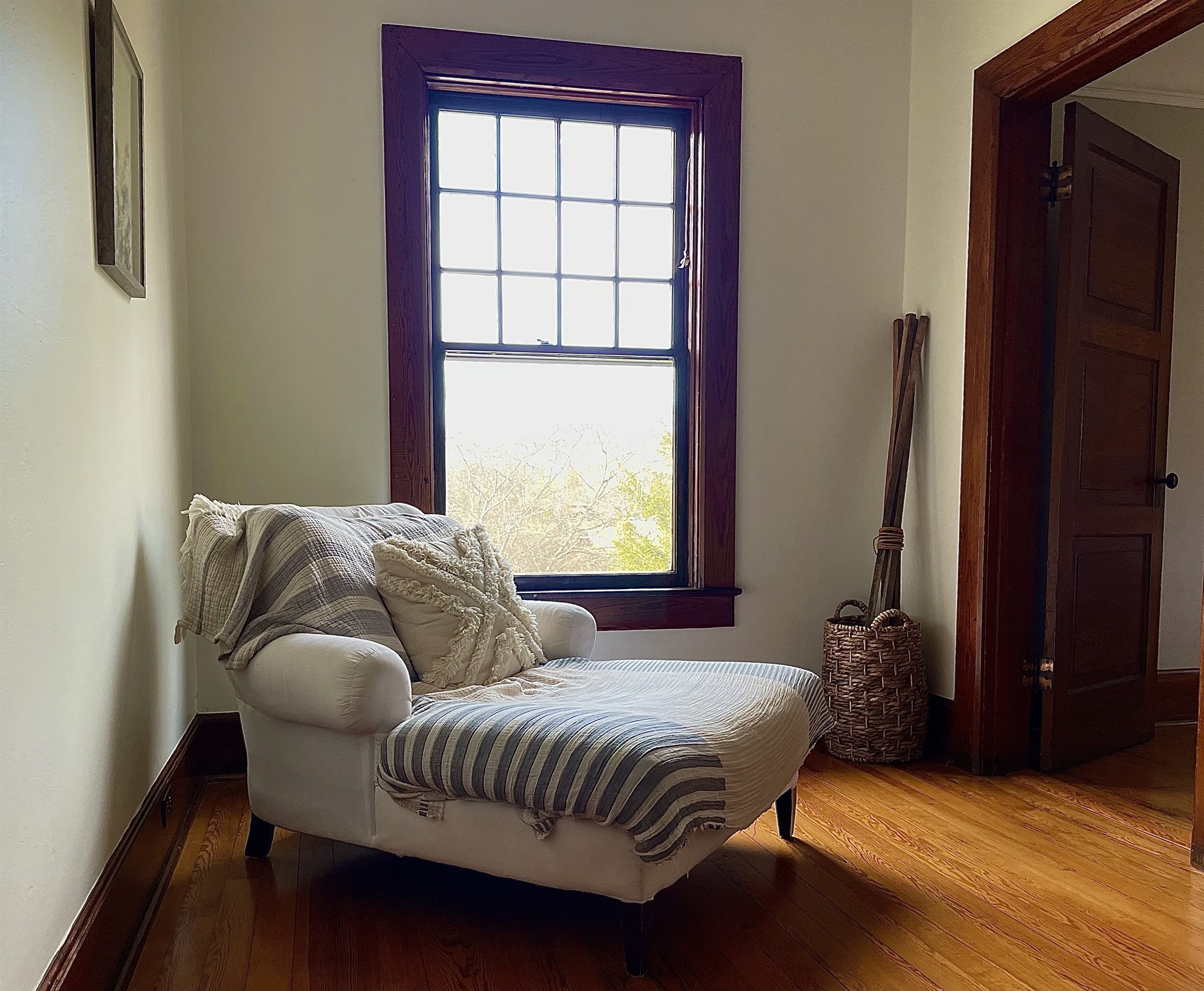Extra special reading nook on the upstairs landing