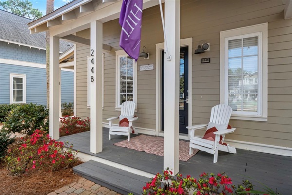 Entrance to the house