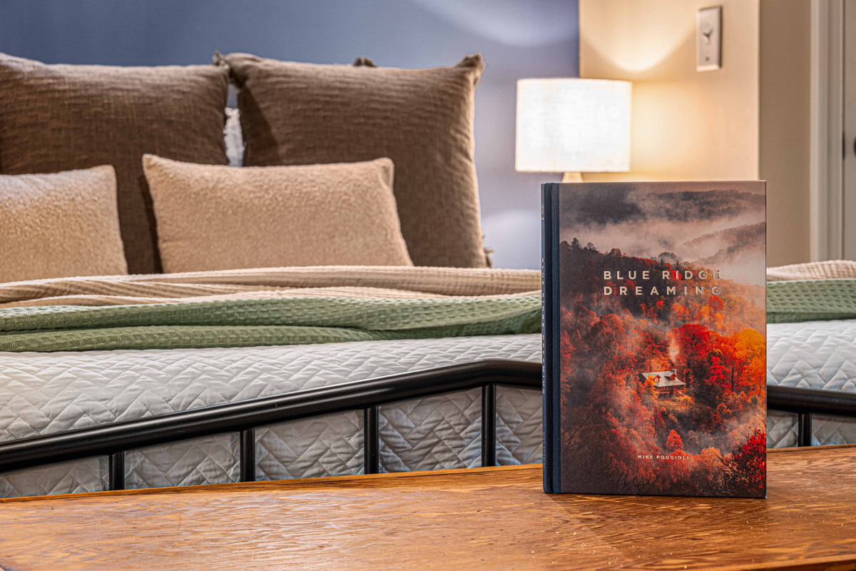 Stretch out and recharge in the primary suite's comfortable King bed.