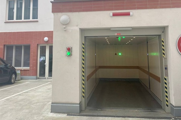 You have a free private parking place for 1 car available :) Maximum hight is 1,8m and width is 2,5m.