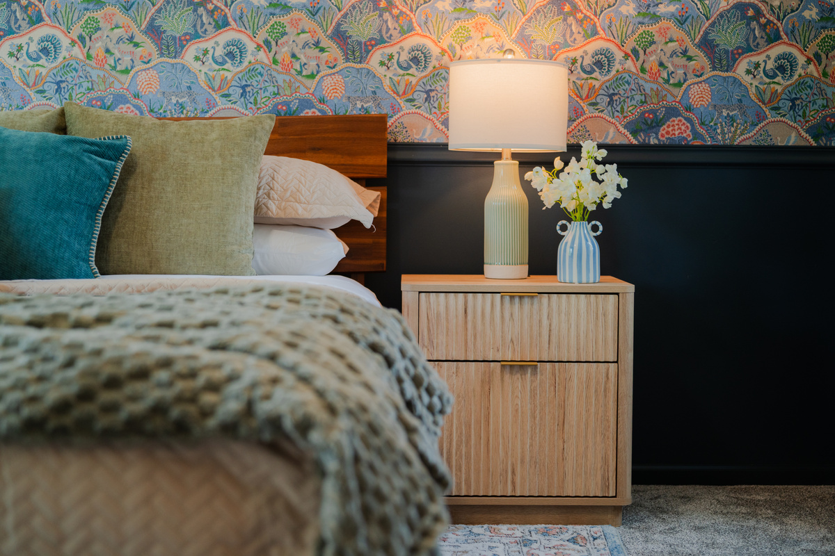 Elegant touches throughout make this room feel extra special.