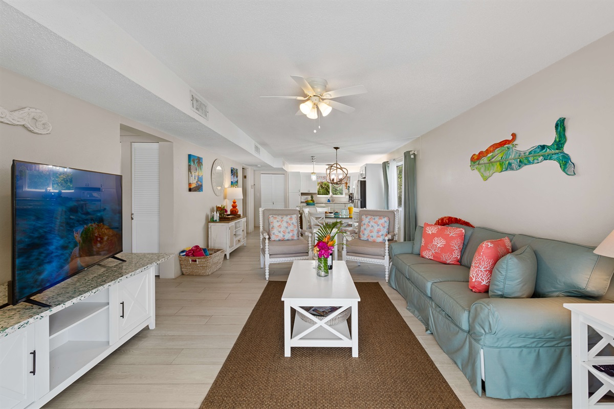 Watch a movie or simply enjoy the views.