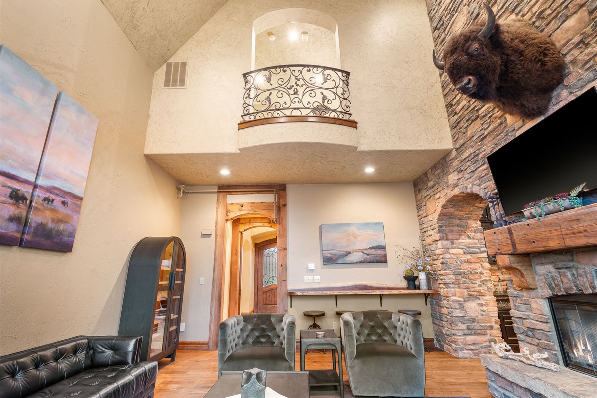 The home has beautiful decor and touches throughout!