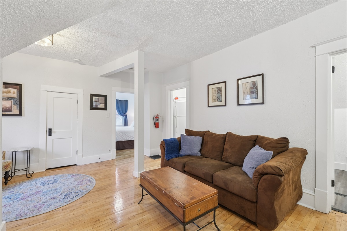 Bayberry Apartment isn't huge, but it's comfortably spacious inside. 