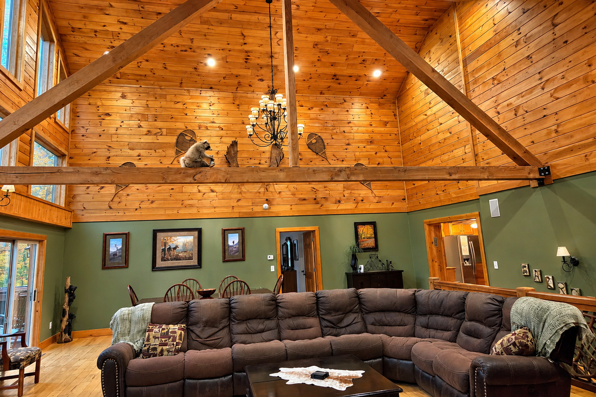 Rustic Lodge Living Room