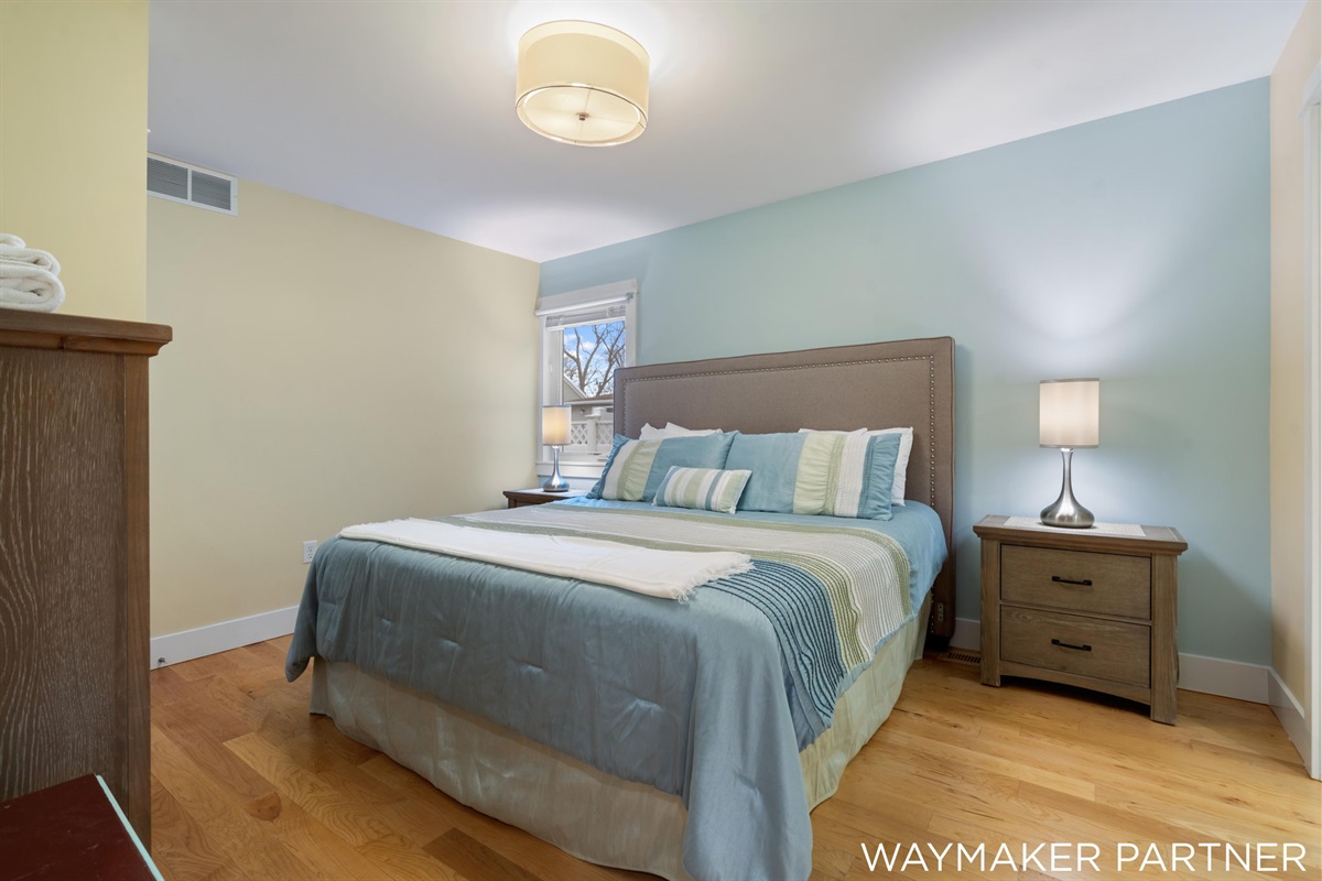 Bedroom #1 with king bed