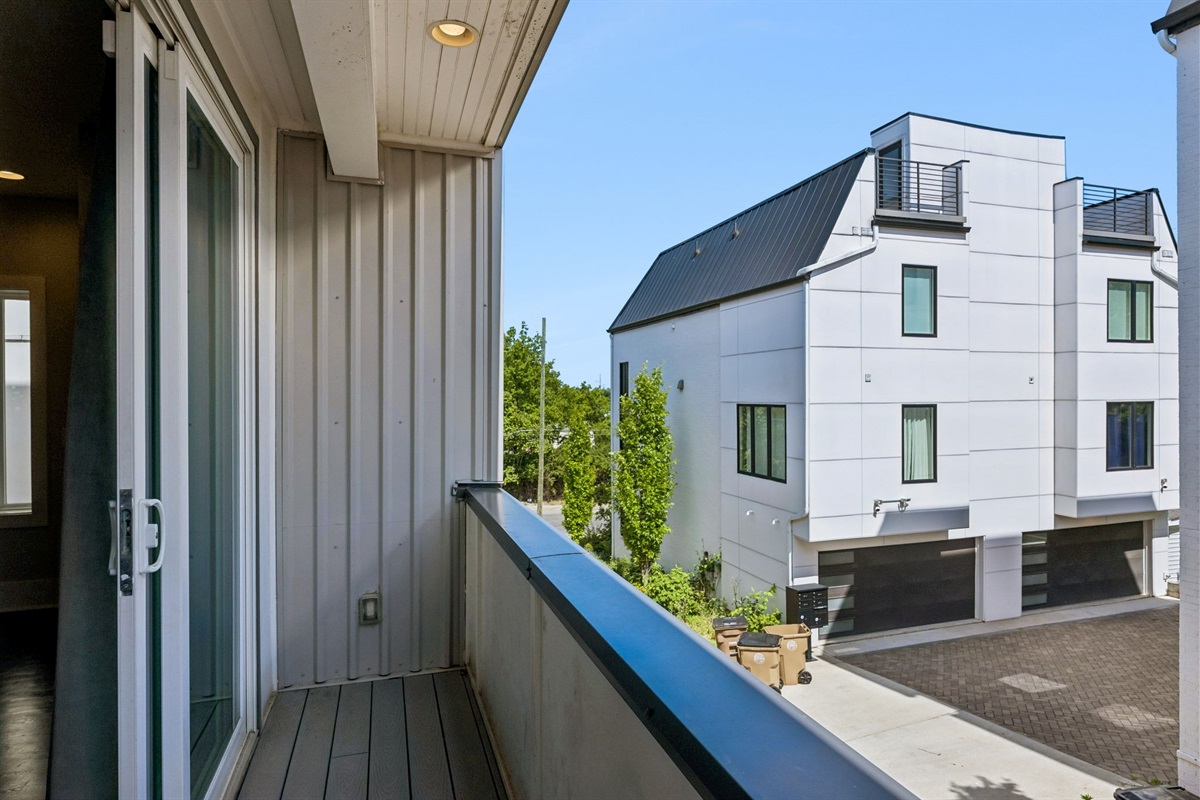 Settle into a space that was designed to actually be lived in &mdash; every angle of this living room patio gives you somewhere to land after a long night out.