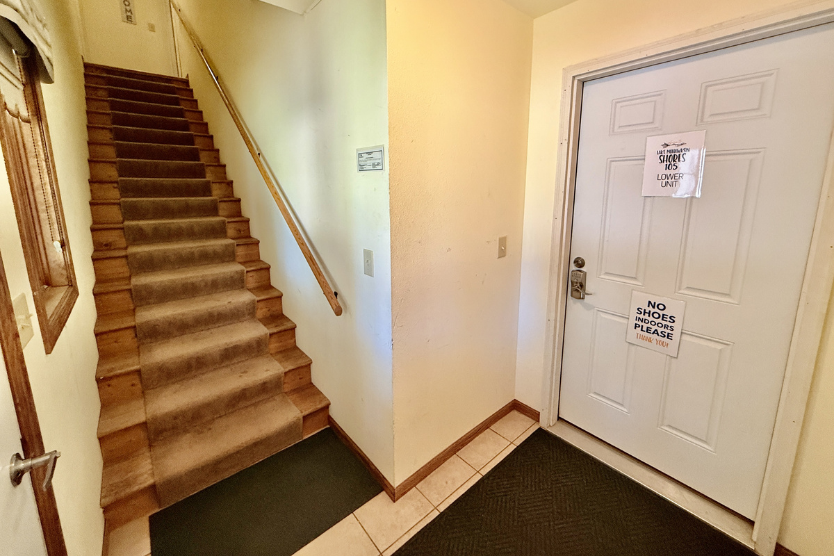 Interior Staircase and Entry Door