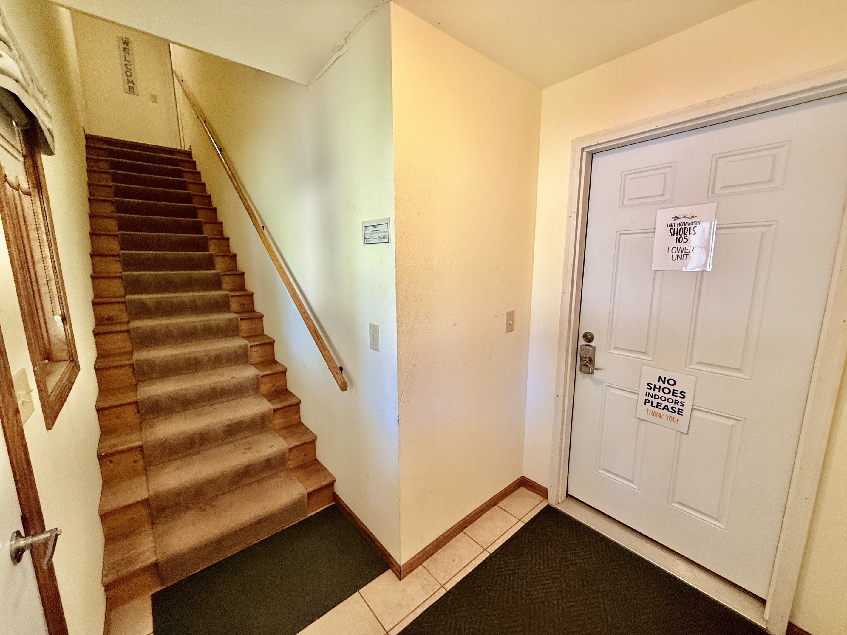 Interior Staircase and Entry Door