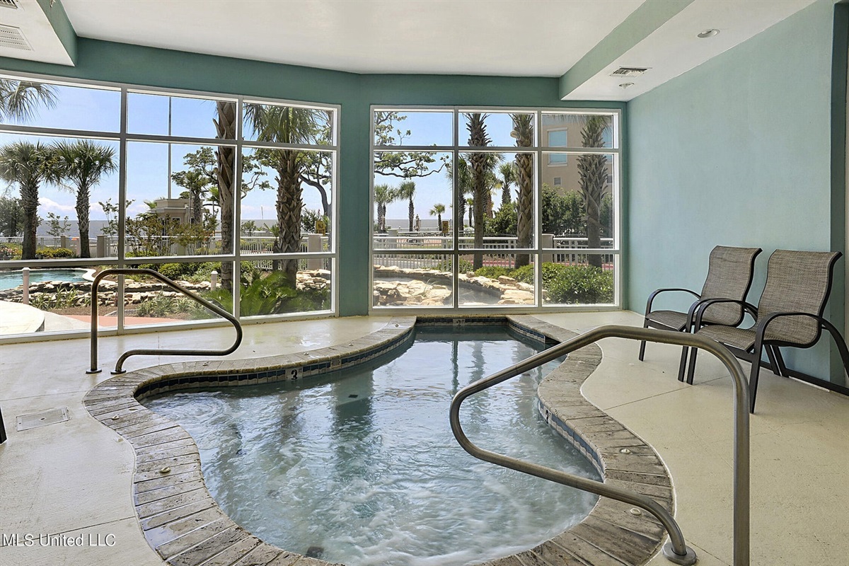 Indoor pool.