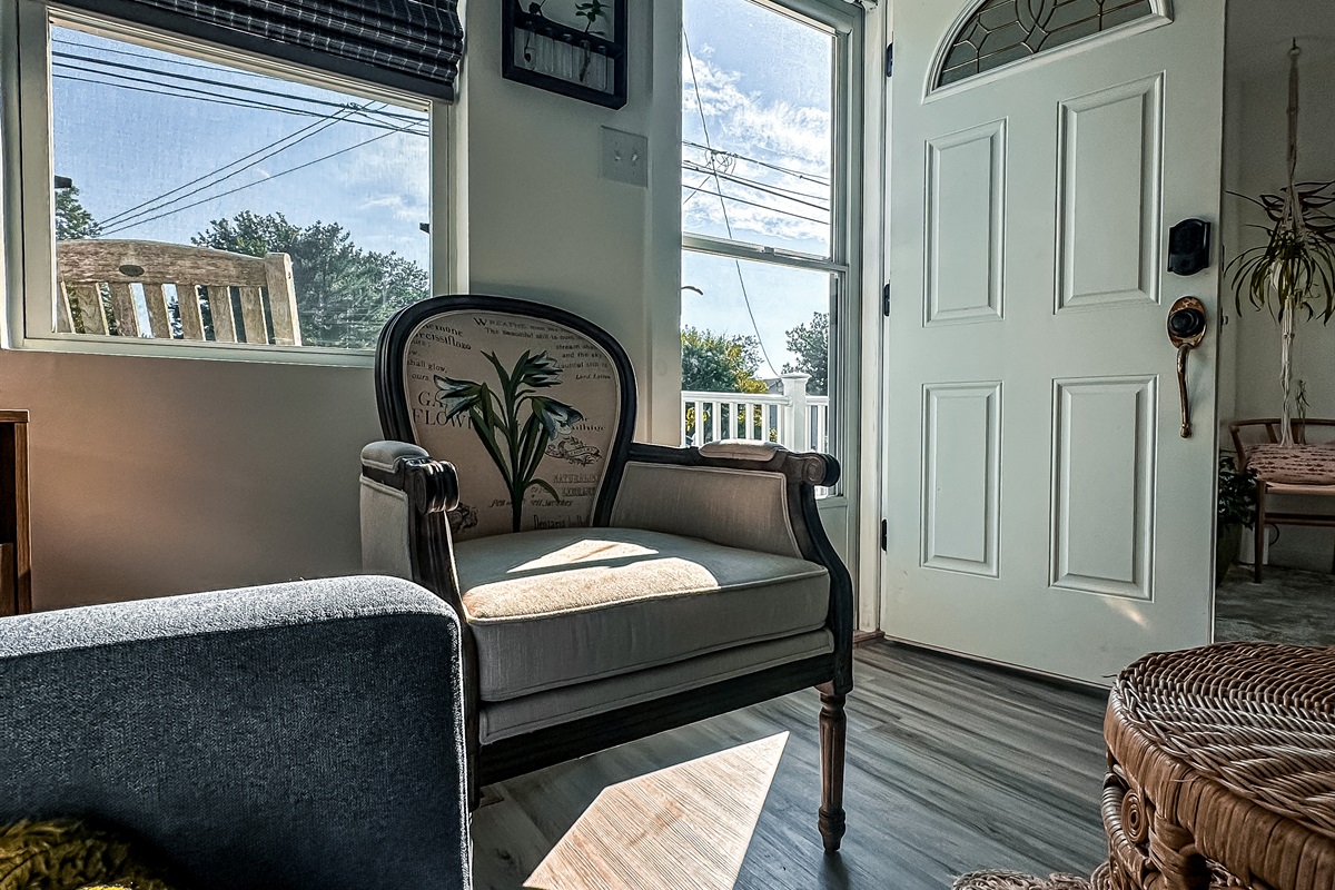 great light in the living room
