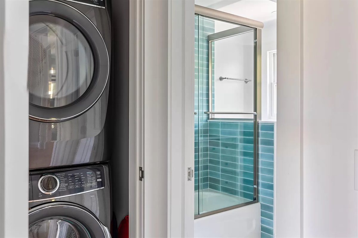 Laundry Set + Full Bathroom # 2 of 3 shower-tub combination