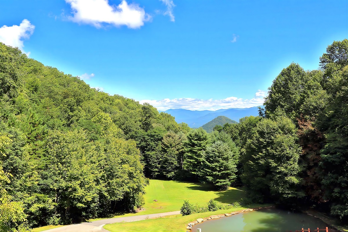 A view from the upper level