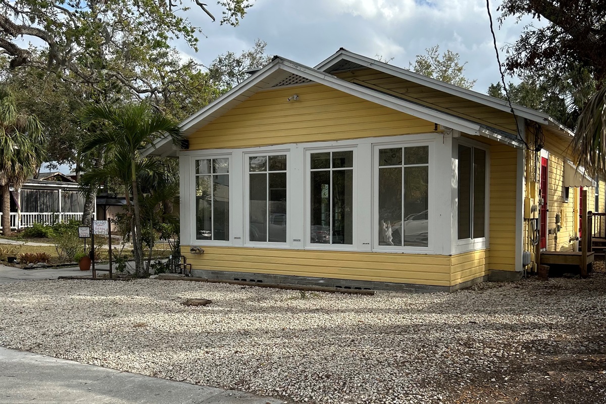 Front of House and Parking Area