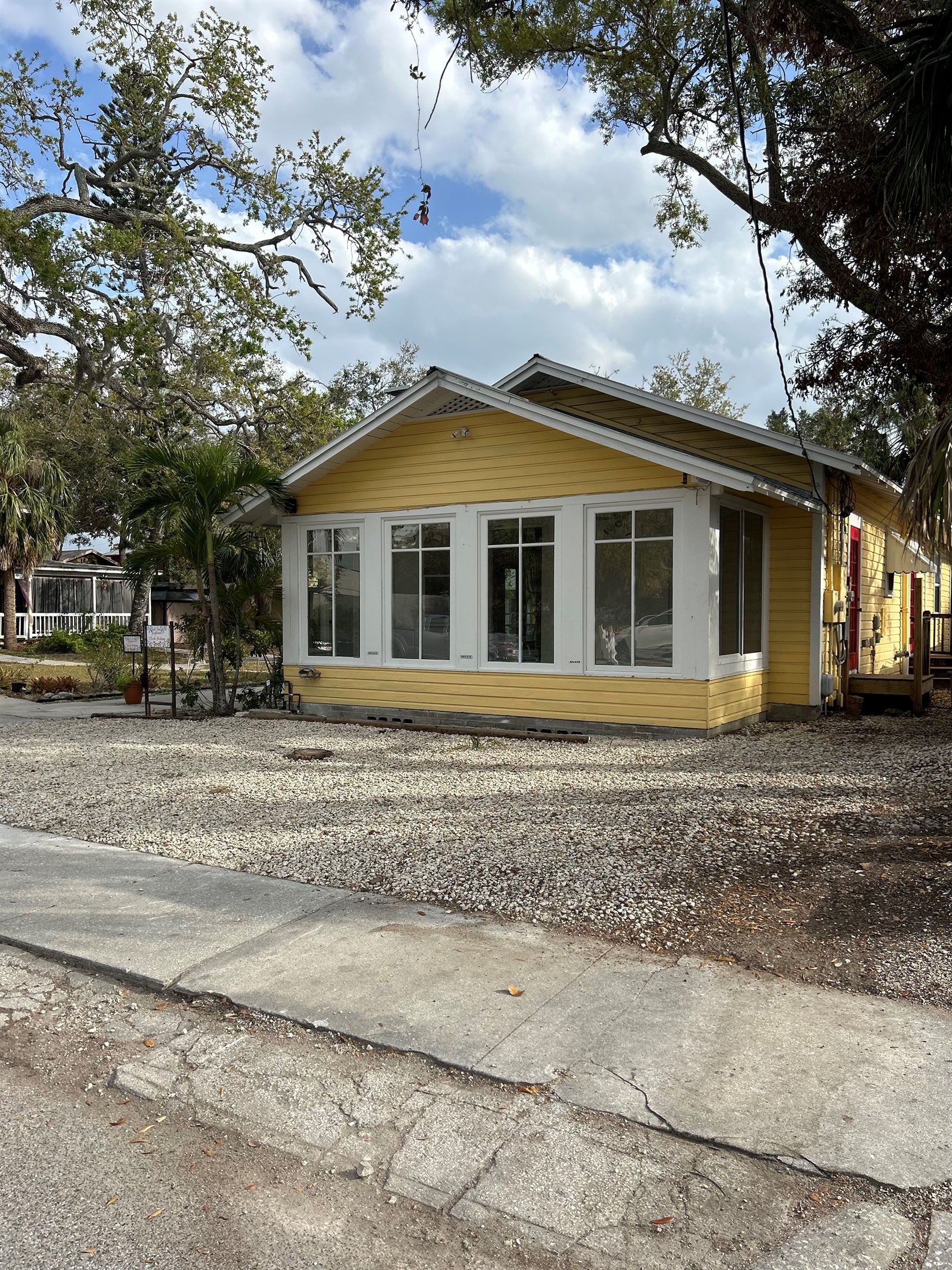 Front of House and Parking Area