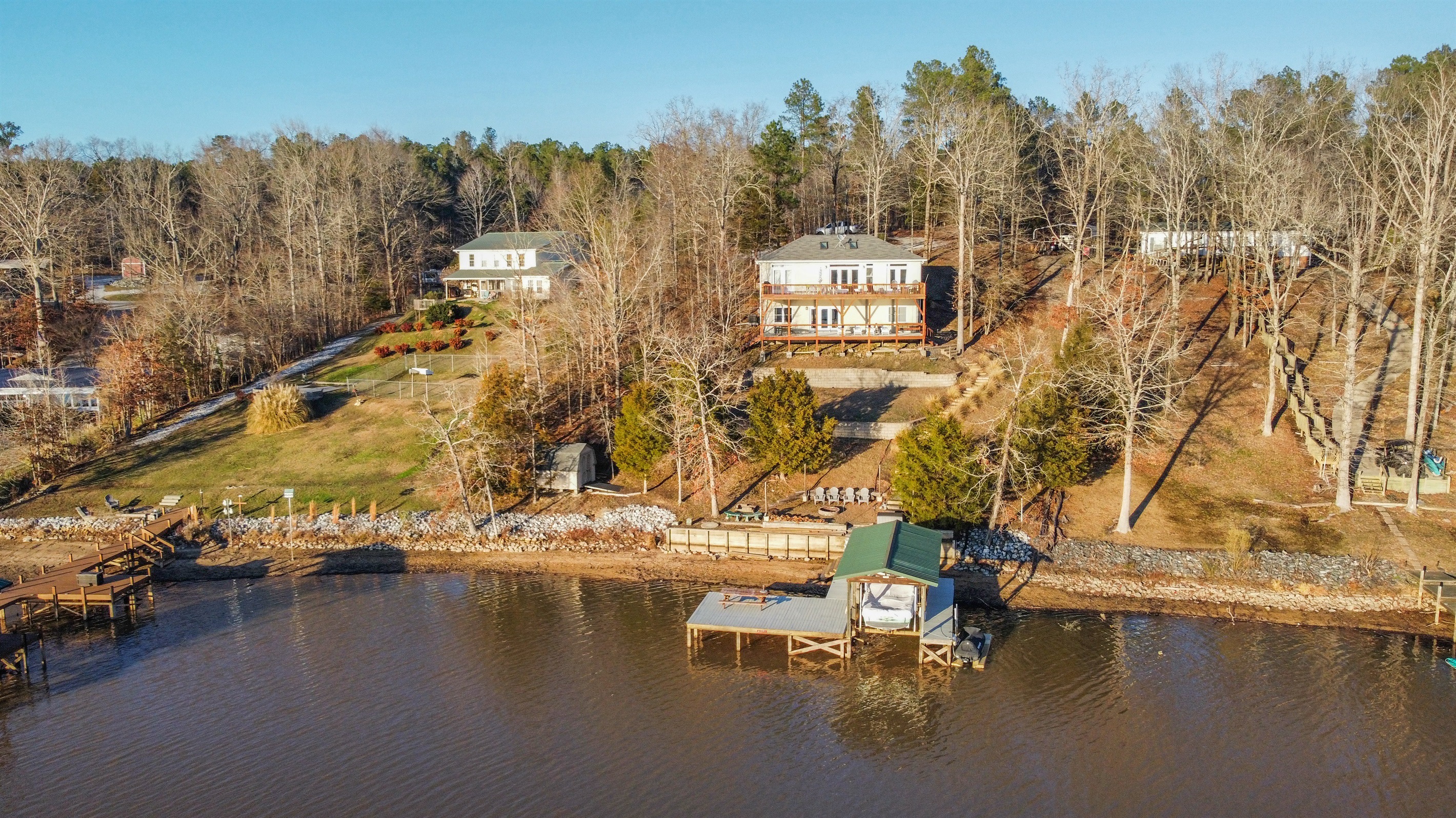 Exterior View from the Lake