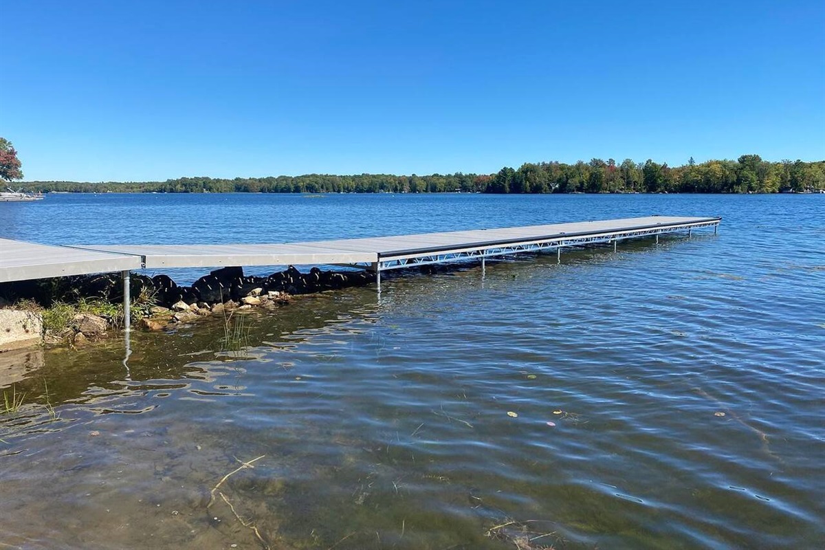 The walk out dock