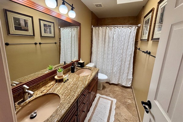 Full bathroom upstairs