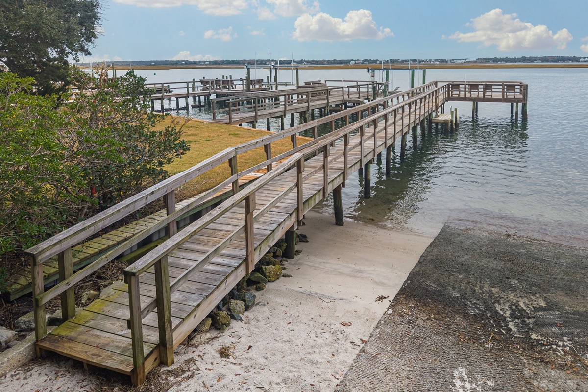 Launch your adventure from the neighborhood dock—kayaks, sunsets, and more