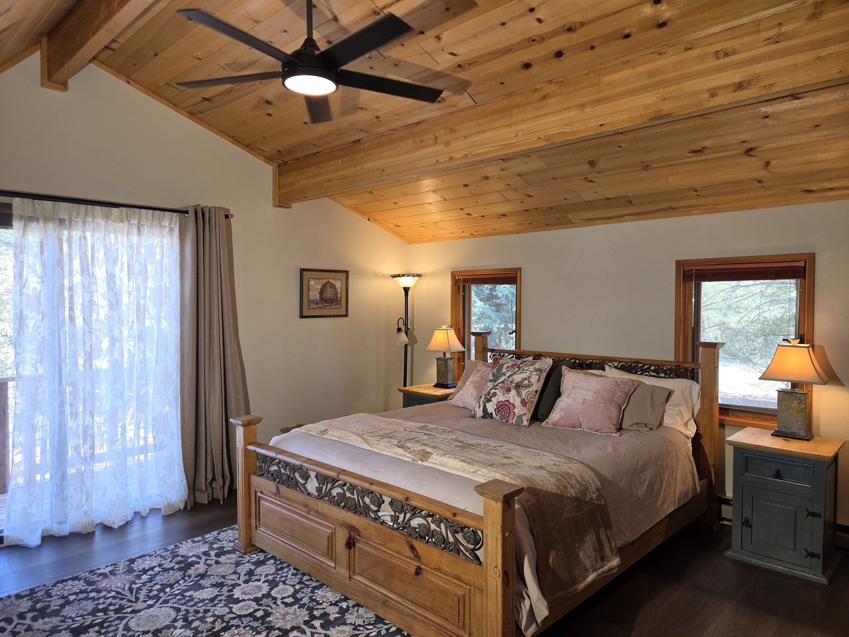 Loft bedroom with King bed