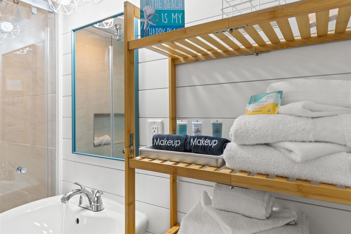 Newly Renovated Bathroom with Shower