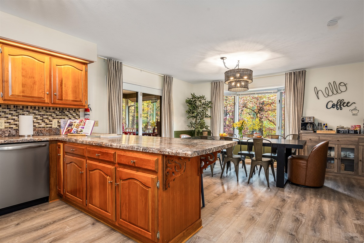 Fully stocked and family-ready — from pancake breakfasts to holiday dinners, this kitchen makes cooking easy.