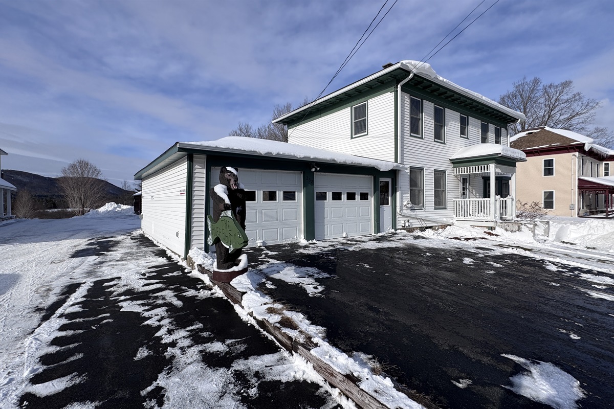 Exterior of the house as you pull up from the street