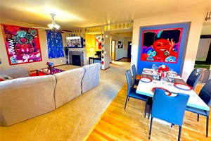 Living & Dining: A warm, inviting space for relaxing and sharing meals.