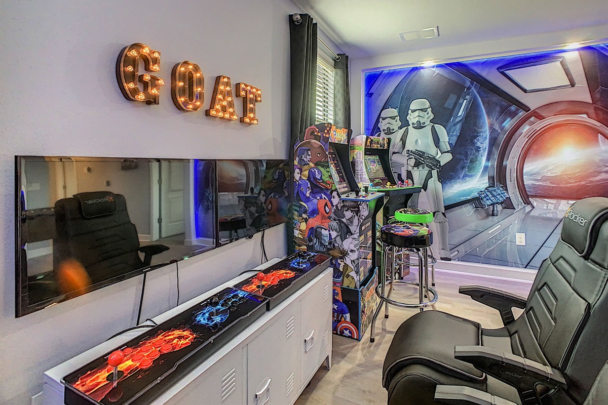 Kids Game Room-2nd Floor-Video Consoles with 1000s of Games
