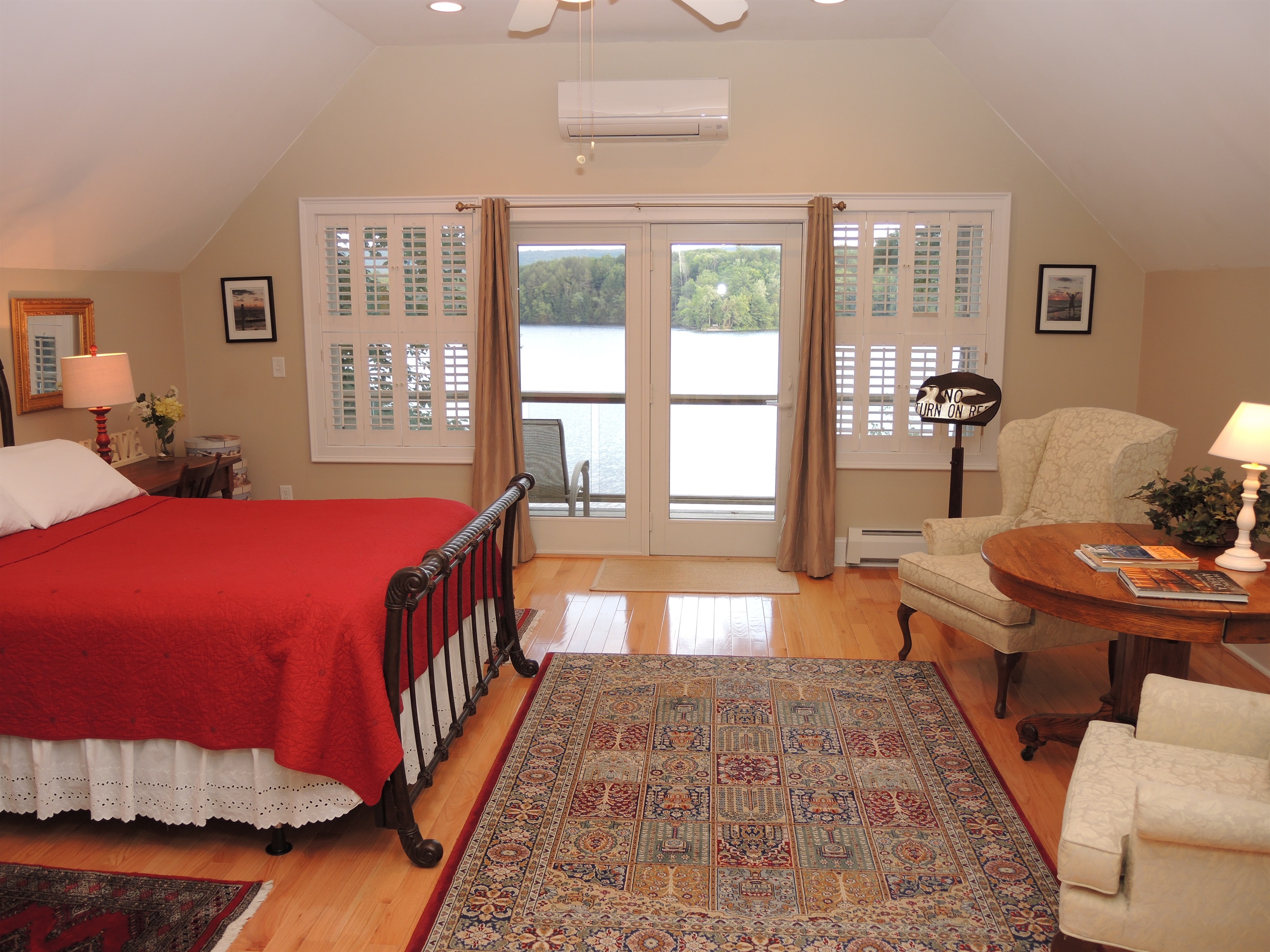 Wake up to the lake primary bdrm w private balcony