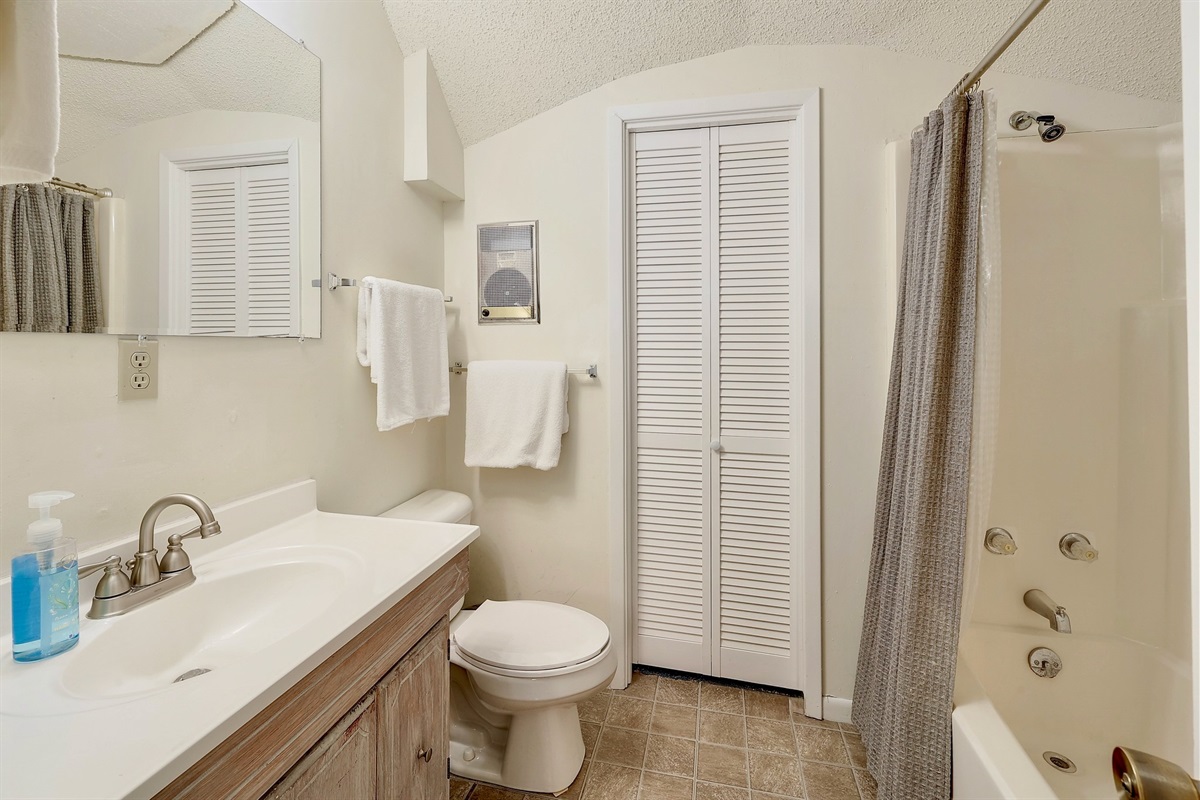 Second full bathroom upstairs for added convenience