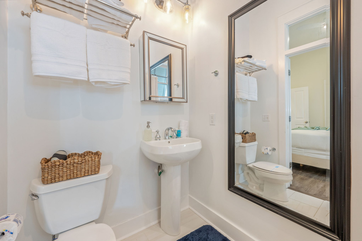 Updated bathrooms