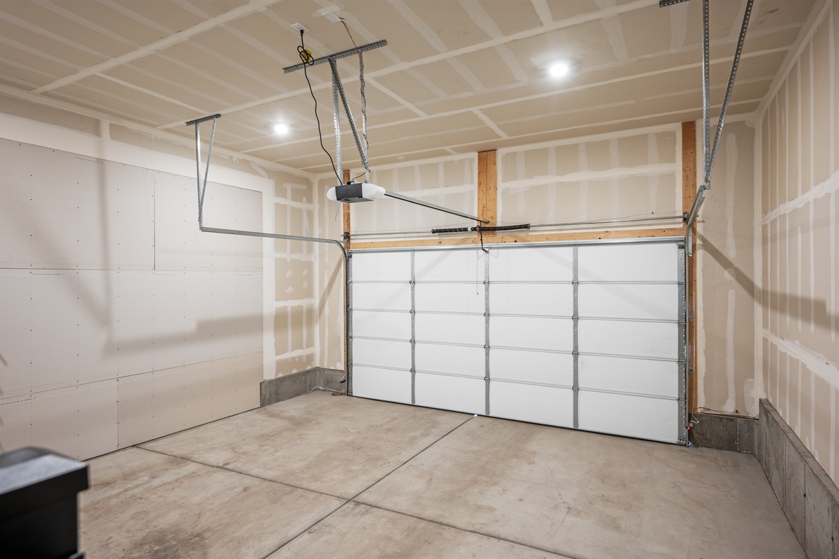 Spacious 2 car garage for the main level guests.
