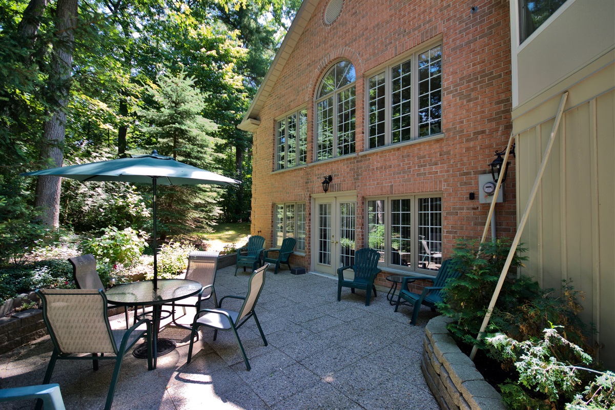 Large outdoor patio 