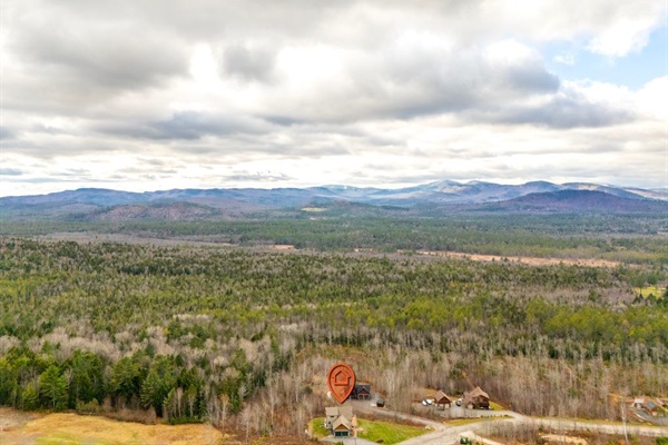 Enjoy a bird’s-eye perspective of your mountain getaway.