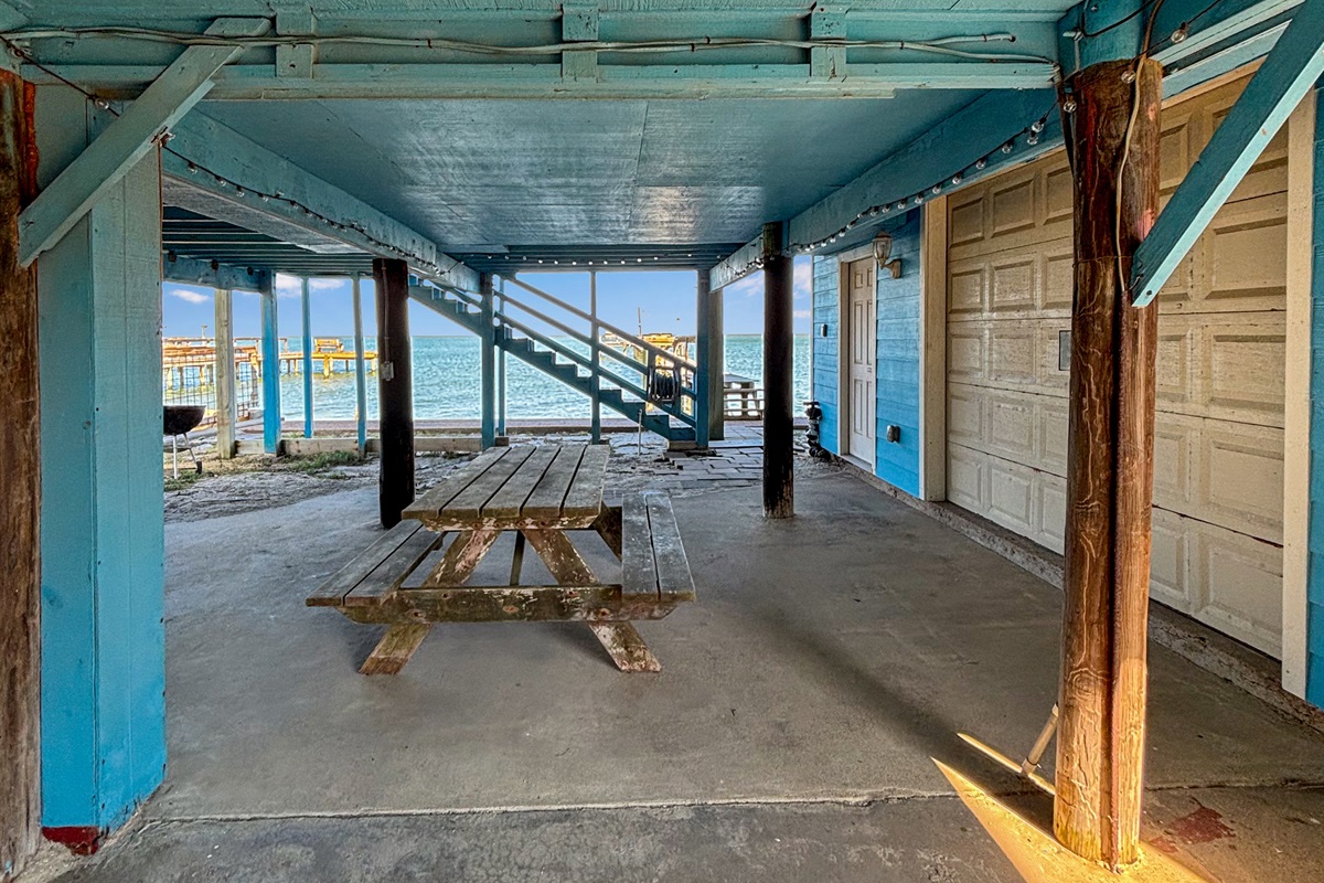 Great outdoor spaces both up and down!