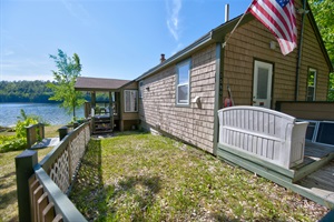 side view from the property