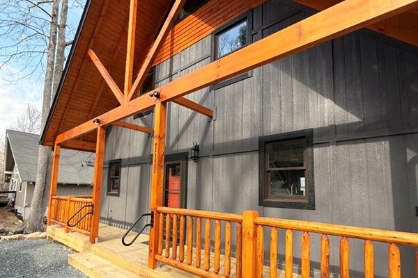 Front Exterior and Porch 