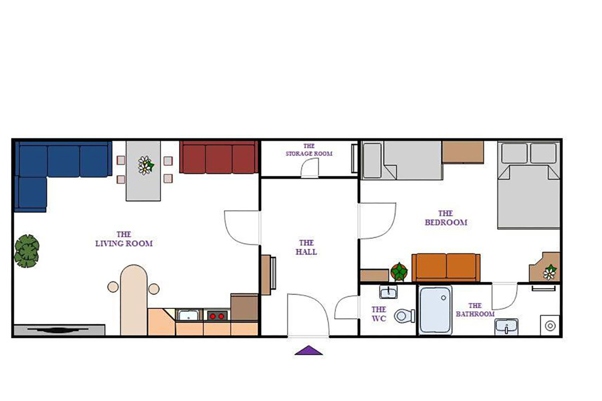 Plan of the apartment