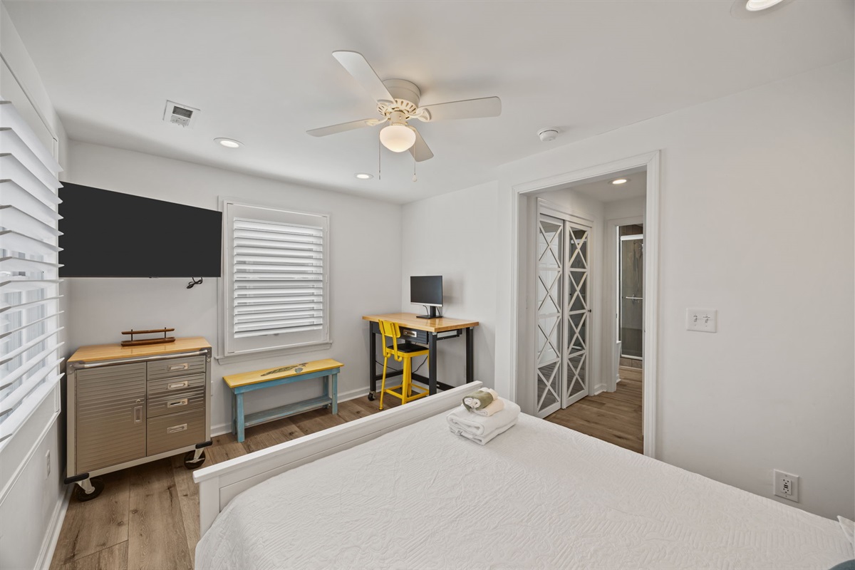 Dedicated desk setup ideal for remote work or quick planning