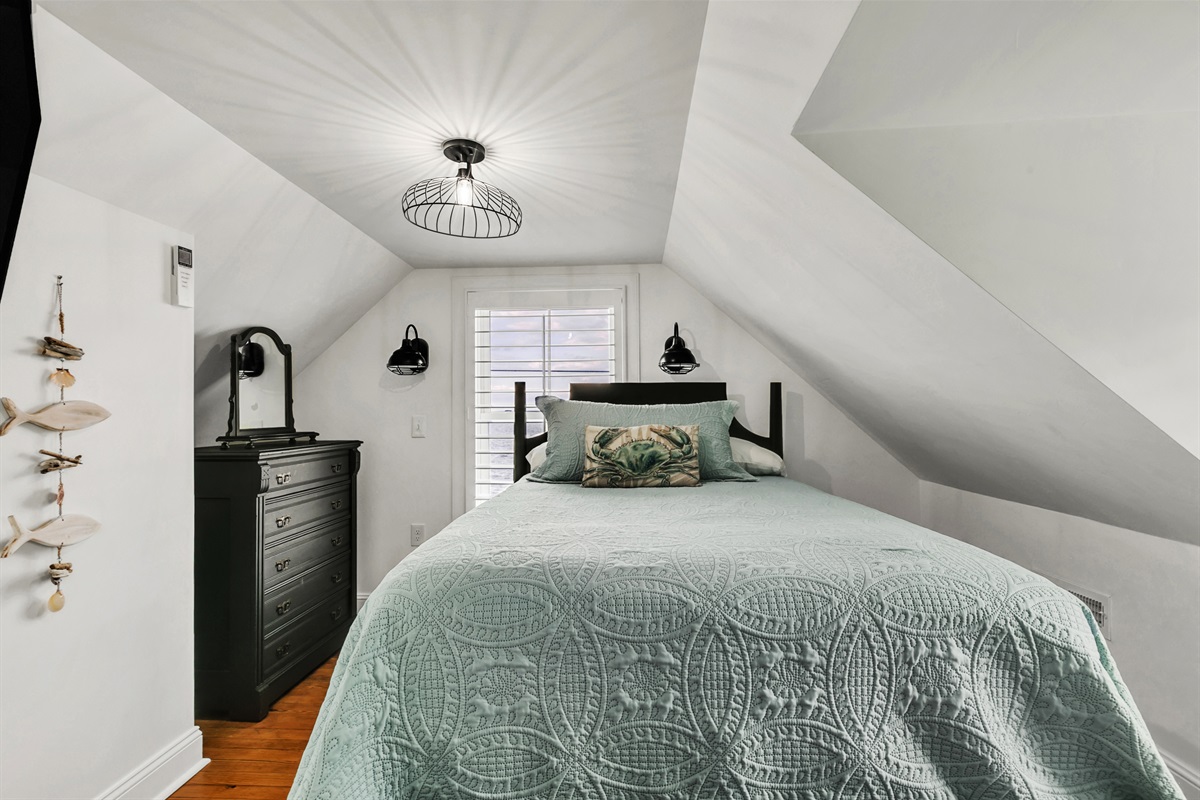 Bedroom 2, upstairs with water view