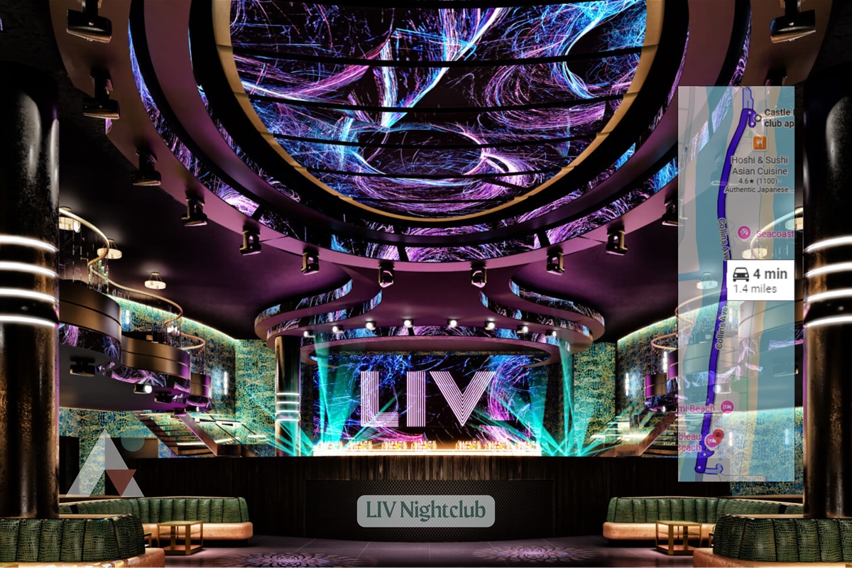 Located inside the legendary Fontainebleau Hotel, LIV is a world-renowned megaclub that represents the pinnacle of Miami’s exclusive nightlife. Guests flock here to experience high-energy dance floors, cutting-edge light and sound design, and performances 