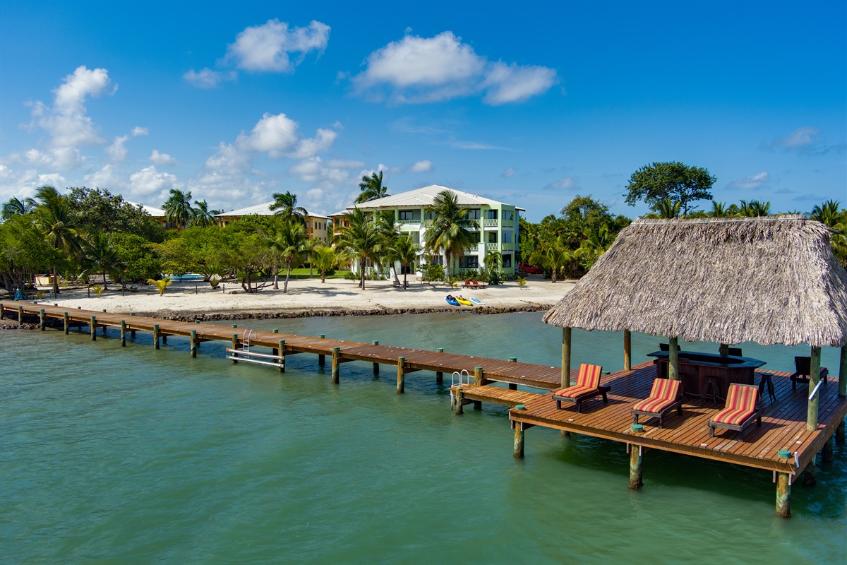 Pier, Loungers and Beach Area