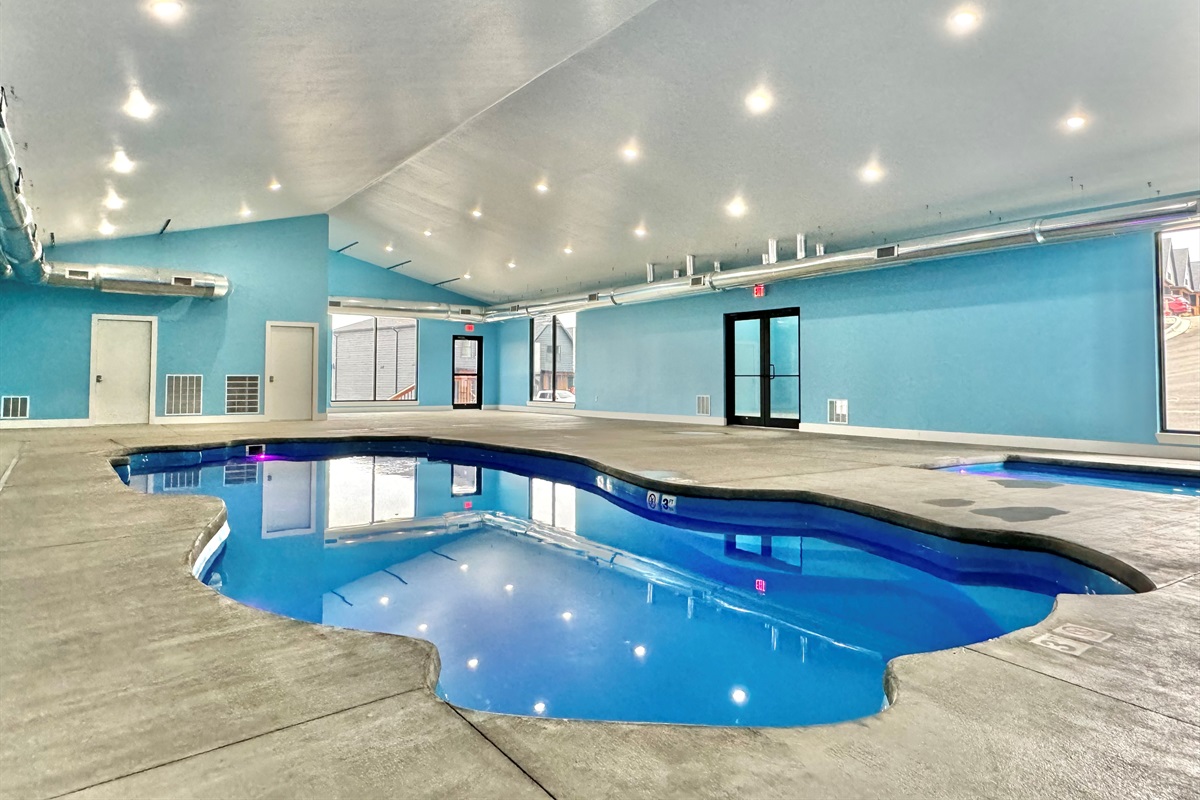 Indoor community pool for those chilly months!