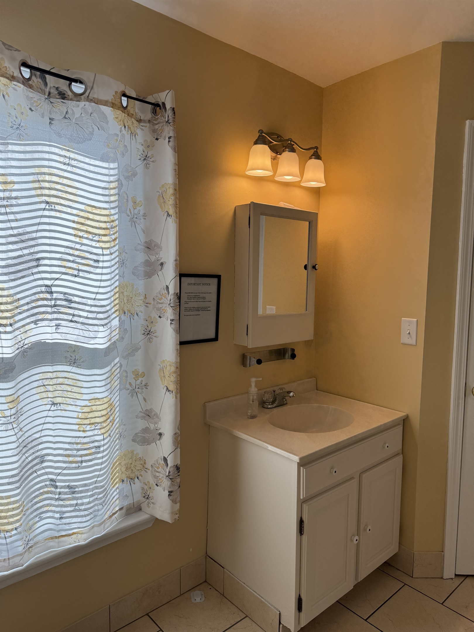Cooperstown Cottage 1st floor full bathroom.