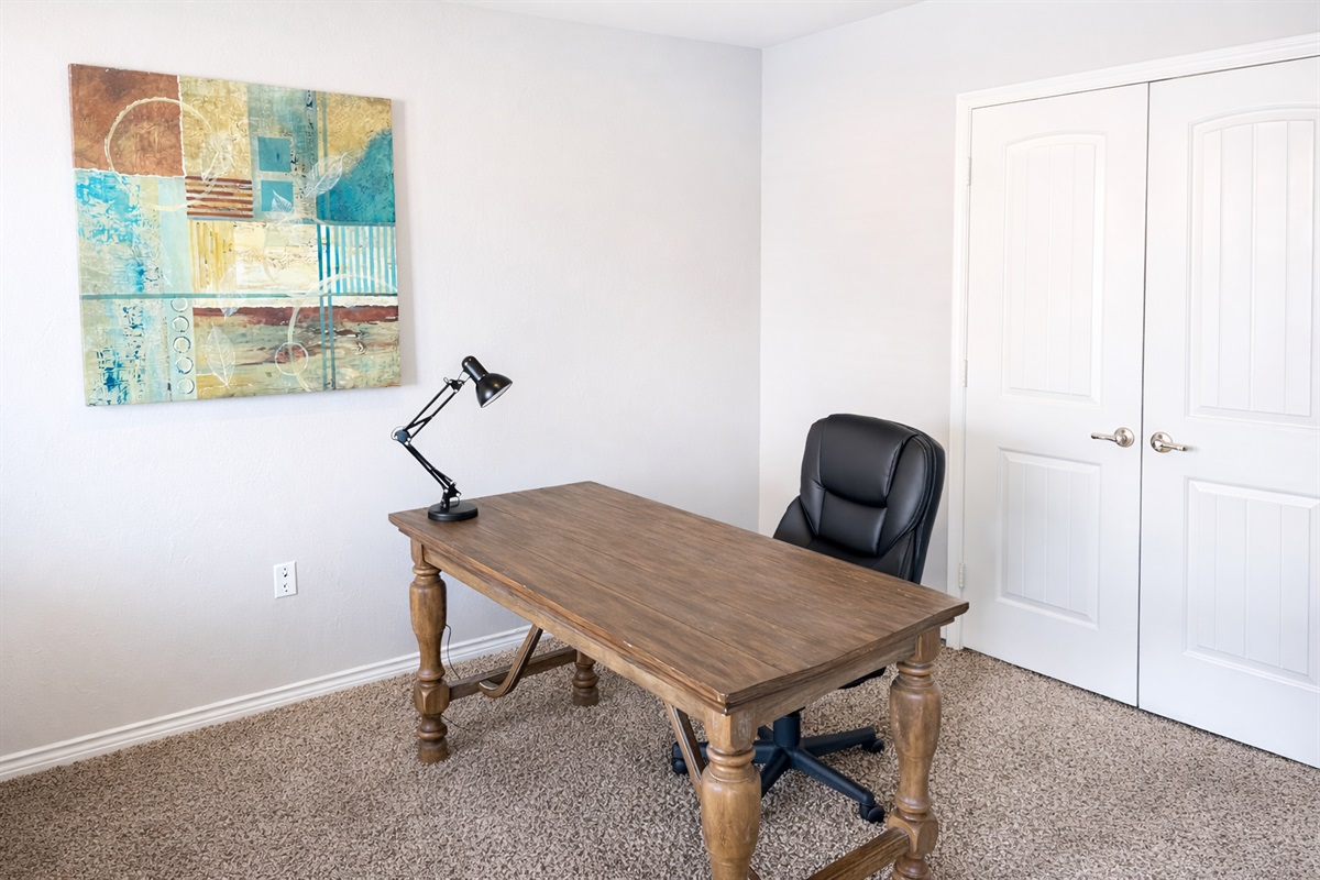 Desk in Dedicated Study
