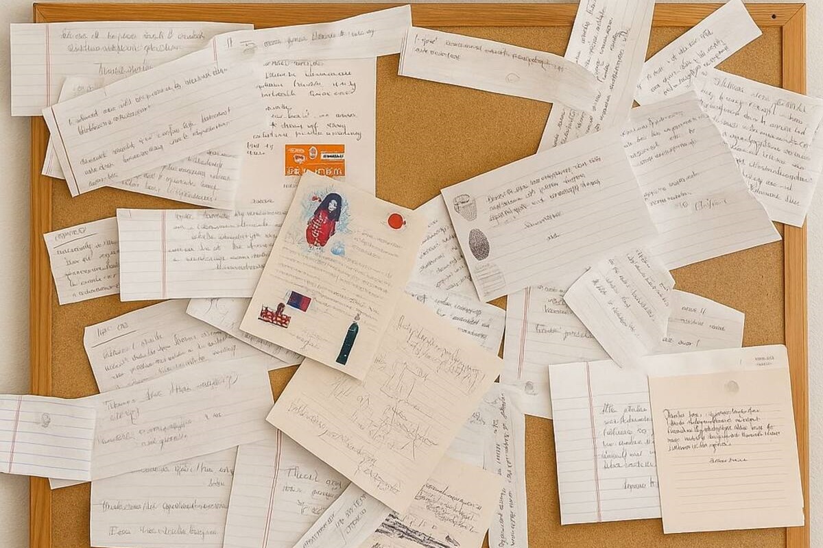 over 100 thank you notes from our guests. :)