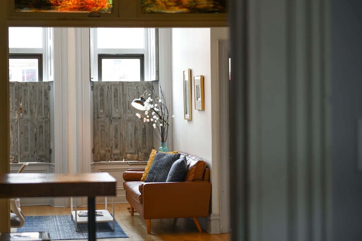 Spacious living area with plenty of room to relax and unwind.