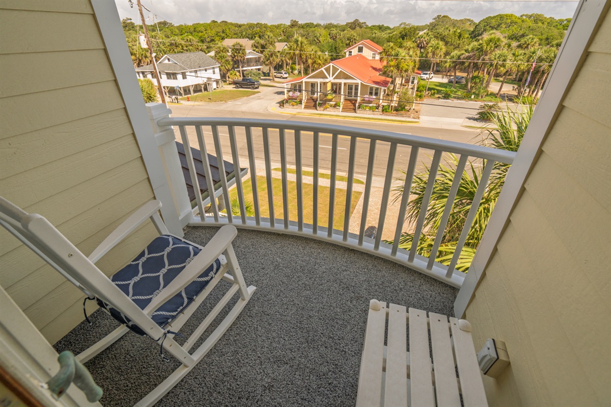 Private Balcony off Guest Bedroom 5 