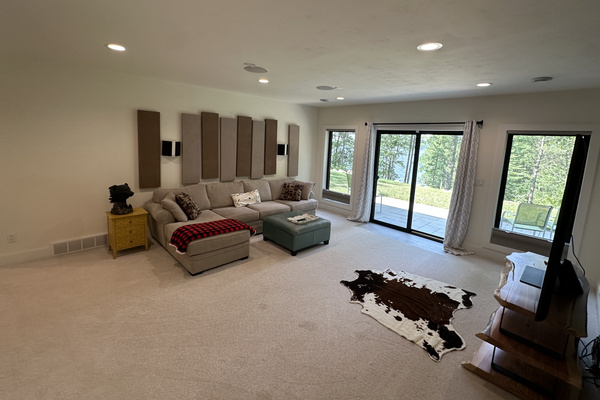 Walkout Lower Lever Family Room